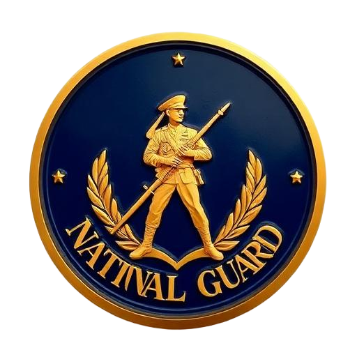 National Guard emblem plaque