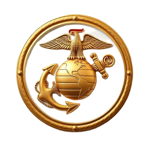 Marine Corps emblem plaque